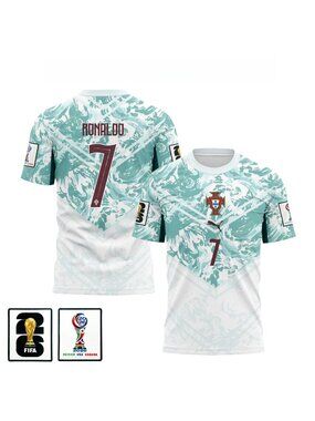 Cristiano Ronaldo 2026 World Cup Soccer Jersey Away